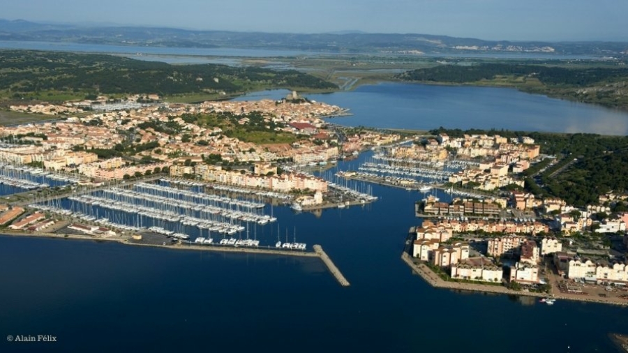 Gruissan vue aérienne © Alain Félix